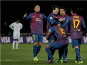 Bóng đá anh, ngoại hạng anh, lịch thi đấu euro 2012, Barca đè bẹp Al-Sadd 4-0: Không chỉ có nụ cười